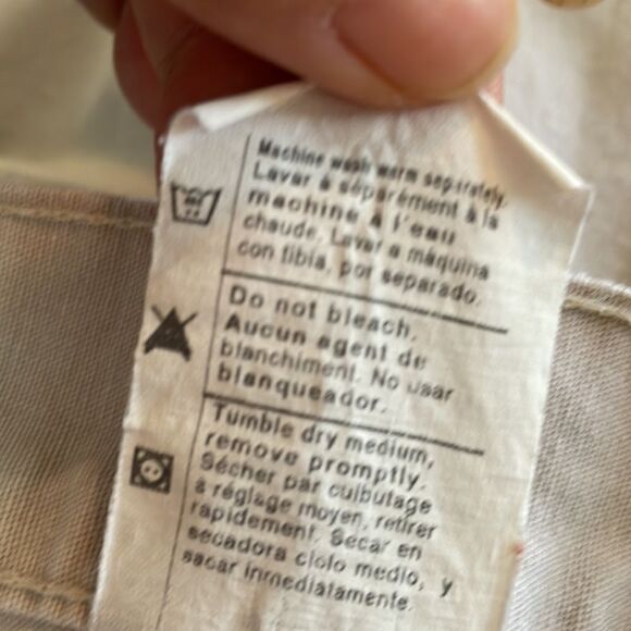 Carhartt light khaki flat front cotton shorts - Picture 6 of 7